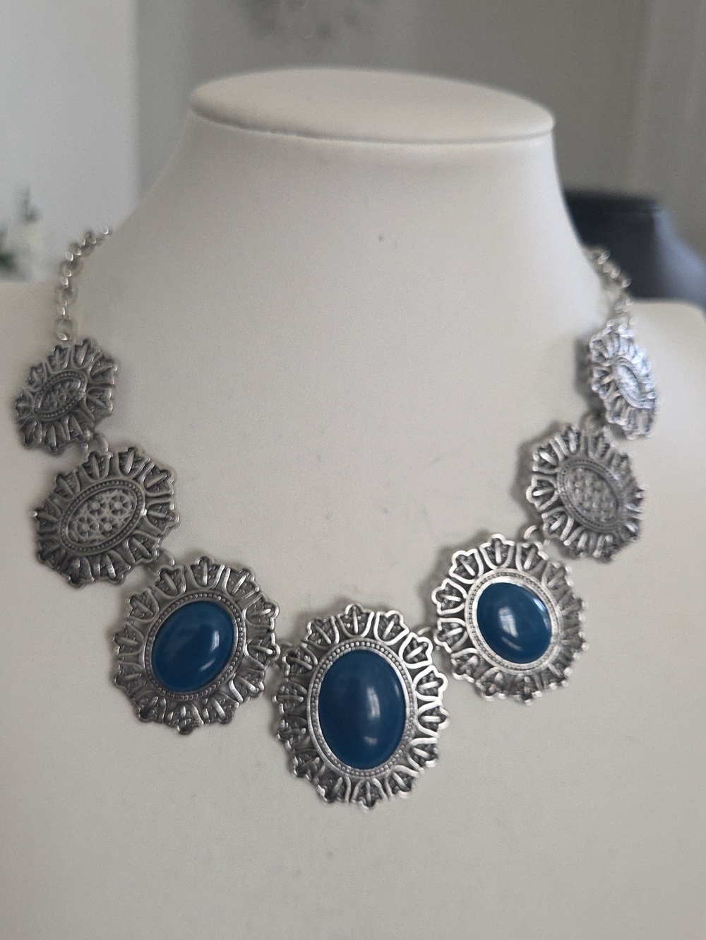 Paparazzi Forever And Everglade Blue Necklace NWT